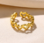 Anillo corazones (talle 7)