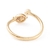 Anillo dorado ajustable pez laminado oro 18k/goldfilled con microcircones en internet