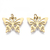 Dije colgante mariposa de acero quirúrgico 316 laminado oro 14k/goldfilled