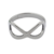 Anillo plateado infinito (talle 6)