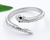 Anillo serpiente con circones - comprar online