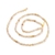 Tira cúbica piedra natural cuarzo rutilado de oro 2,5mm - comprar online