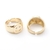 Anillo abierto sonrisa laminado oro 18k/goldfilled en internet