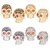 DIJE DE CALAVERA CON CRISTALES