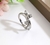 Anillo hojitas de circones