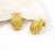 Aros dorados piñas