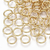 Argollas chapadas en oro real de 18k (precio por gramo)