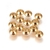 Separadores disco bicono 6x3mm de acero laminado oro 24k/goldfilled (5u.)