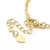 Pulsera con zircones de corazones laminada oro 18k/goldfilled en internet