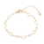 Pulsera rombos laminada oro 18k/goldfilled
