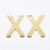 Colgante letra inicial acero dorado (disponible A-Z) - tienda online