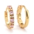 Par aros laminados oro 18k/goldfilled - comprar online