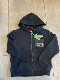 POLERON GUESS NIÑO - NEGRO CON LOGO - comprar en línea