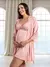 KIT CAMISOLA AMAMENTAÇÃO E ROBE LUXO - loja online