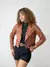Jaqueta Feminina Biker em Courino com Botões Karina - comprar online