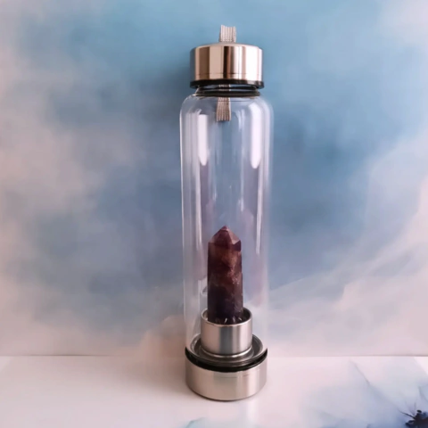 Botella para energizar el agua de Amatista