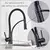 Torneira Misturadora Monocomando Cozinha Gourmet Flexivel Luxo K125 Preto Fosco - loja online