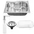 Imagem do CUBA GOURMET COZINHA SIMPLES ÚNICA AÇO INOX EMBUTIR COM ACESSÓRIOS
