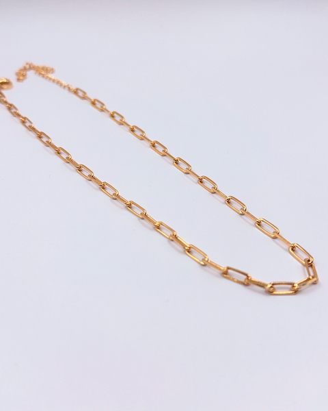 Colar em elos - Dourado - comprar online