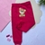 Conjunto Suedine Body e Calça Bordado Ursa Pink - comprar online