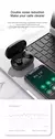 Imagem do Auscultadores sem fio Bluetooth com microfone, TWS Earbuds, fone de ouvido com c