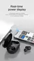 Auscultadores sem fio Bluetooth com microfone, TWS Earbuds, fone de ouvido com c