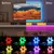 luzes de tira led controle app mudança cor rgb led luz 2m/5m/10m/20m/40m - comprar online