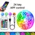 luzes de tira led controle app mudança cor rgb led luz 2m/5m/10m/20m/40m - loja online