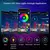 luzes de tira led controle app mudança cor rgb led luz 2m/5m/10m/20m/40m