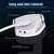 Fone de ouvido para jogos sem fio duplo NUBWO G06 com microfone para PS5, PS4, PC, celular, switch fone de ouvido Bluetooth sem fio de 2,4 GHz na internet