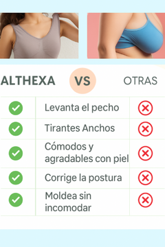 SoftCurvas - 3x1 Corpiño Segunda Piel Sin Costuras Reductor - Althexa