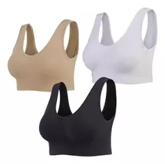 SoftCurvas - 3x1 Corpiño Segunda Piel Sin Costuras Reductor - comprar online