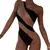 Traje de Baño estilo Trikini Cruzado de Cuello Alto