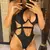 Traje de Baño estilo Trikini Cuello Halter en internet