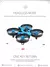 Imagen de Mini Drone Quadcopter JJRC H36 a Control remoto