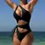 Traje de Baño estilo Trikini con Push Up