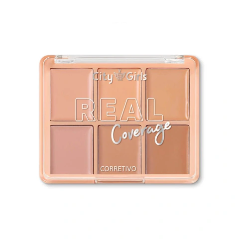 Paleta de Corretivo em Pasta Real Coverage - City Girls