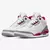 Air Jordan 3 Cardinal Red na internet