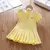 Piquenique de Sol – Vestido Infantil Casual com Gola Colorida