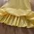 Piquenique de Sol – Vestido Infantil Casual com Gola Colorida