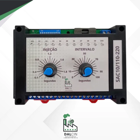 Sequenciador Temporizador Para Solenoide 10 Canais 100/240v