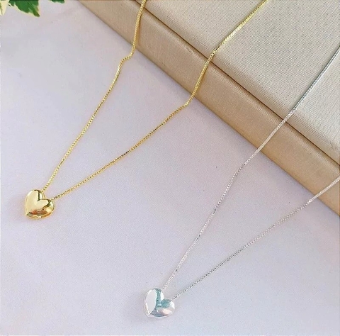 Colar Luvre - Banhado Prata 925 - Antialergico