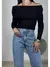 Blusa Clarice Tricô Ombro A Ombro - comprar online