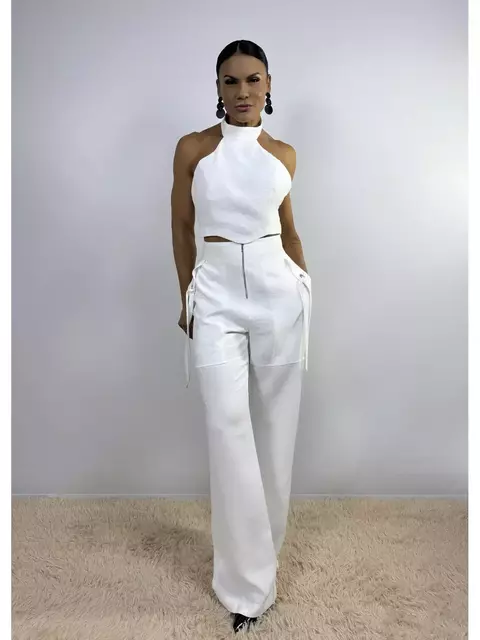 Conjunto Cropped e Calça Cargo Isabella