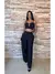 Conjunto De Cropped E Calça Cargo Alessandra - Vixen Store