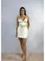 Vestido Liso Com Decote Em V Alicia