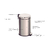 Lixeira com pedal de 12 L em aço inox polido, com balde interno removível e tampa com sistema Stay Open.