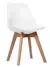 Silla Eames Acolchonada Blanca -Negra - comprar online