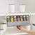Organizador De Condimentos Especias 6 Tarros Vidrio Plegable - comprar online