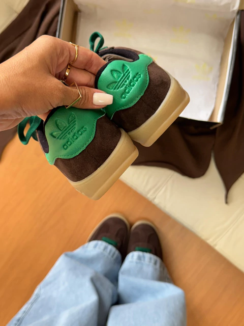 Tênis gazelle Marrom - comprar online